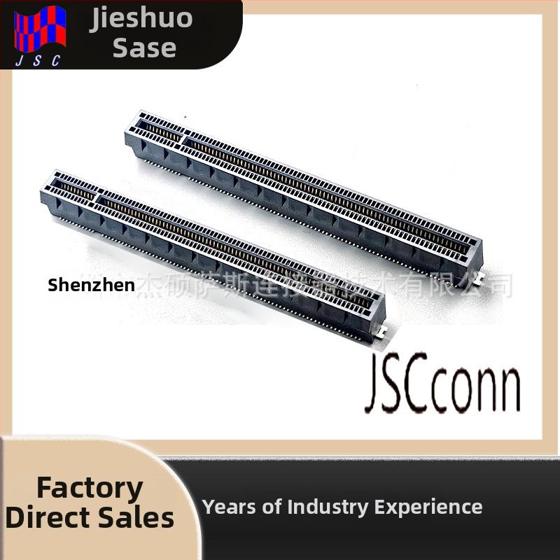 PCI-E 164P utor za grafičku karticu sa SMT konektorom uspravnim, 164 pinova, zlatni izolator, IP60