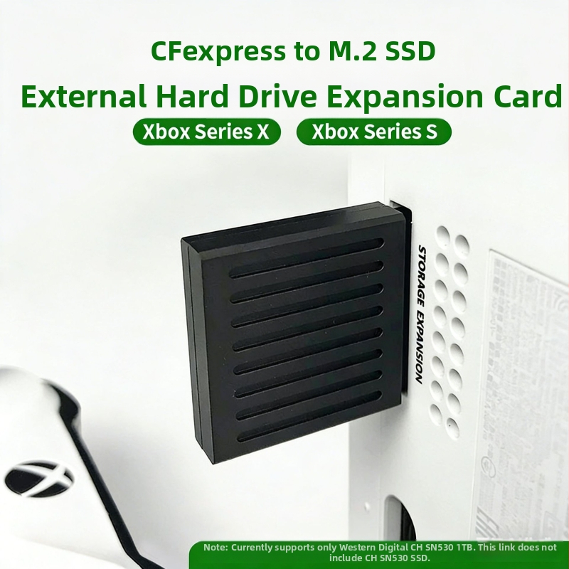 Vanjska kutija za tvrdi disk Xbox Series X/S, PCIe 4.0, prijenosna, plastična