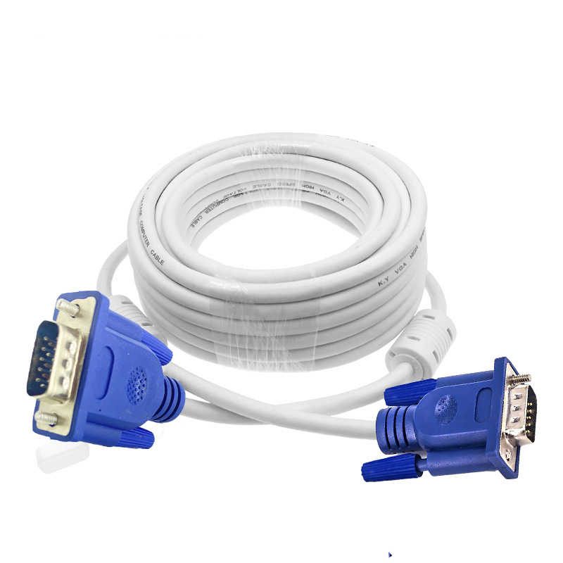 VGA kabelis 3+4 ar adapteri, garums 1,5–30 m, vara vadītājs