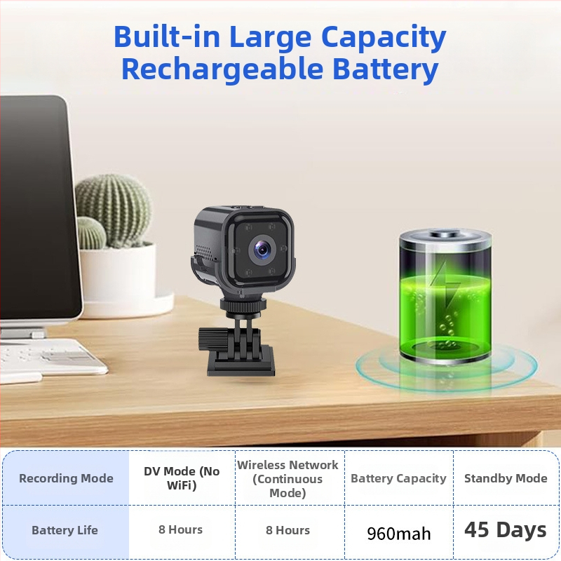 AS03 Mājas drošības kamera, 2.8 mm objektīvs, 10–30 m diapazons, Nakts redze, Iekštelpu lietošanai