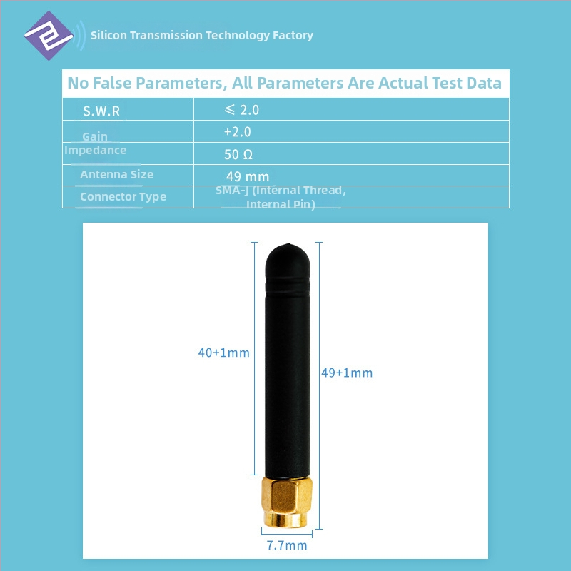 Stieples antena 433/470 MHz, SMA savienojums, 50 Ω, 2.0 dBi, SWR ≤ 2