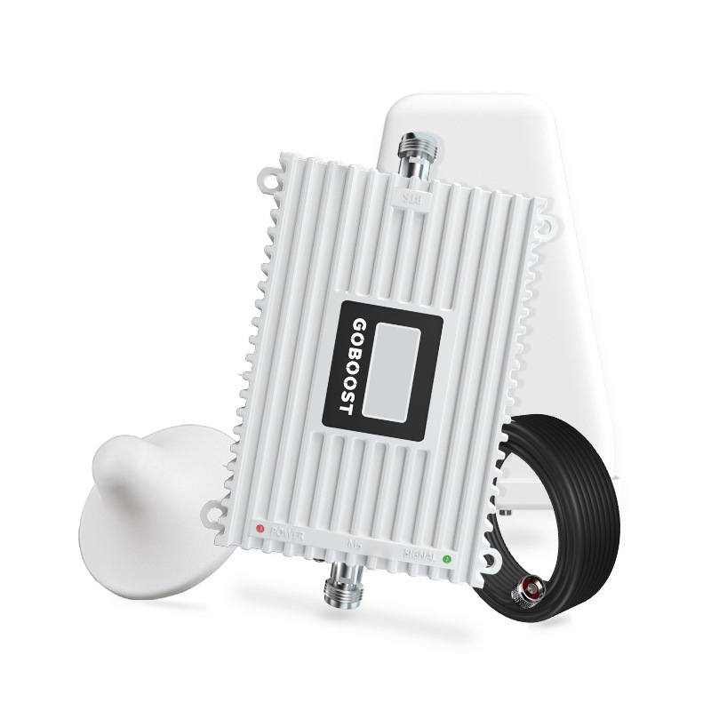 Signāla pastiprinātājs pagraba, villu un biroju kalnu apgabalos; tīkls 2G/3G/4G; pārklājums 200–800 m²; Wi‑Fi 802.11n