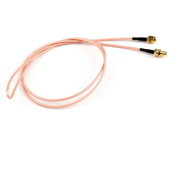 SMA-J vyriškas į SMA-K moteriškas RF patch kabelis, 50 Ω, ilgis 1 m, sidabruotasis vario laidininkas, FEP išorė