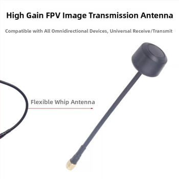 Chenyuxin 3.3g Antenă pentru dronă cu cap de ciupercă – rezistentă la explozii, FPV racing, omnidirecțională, SMA