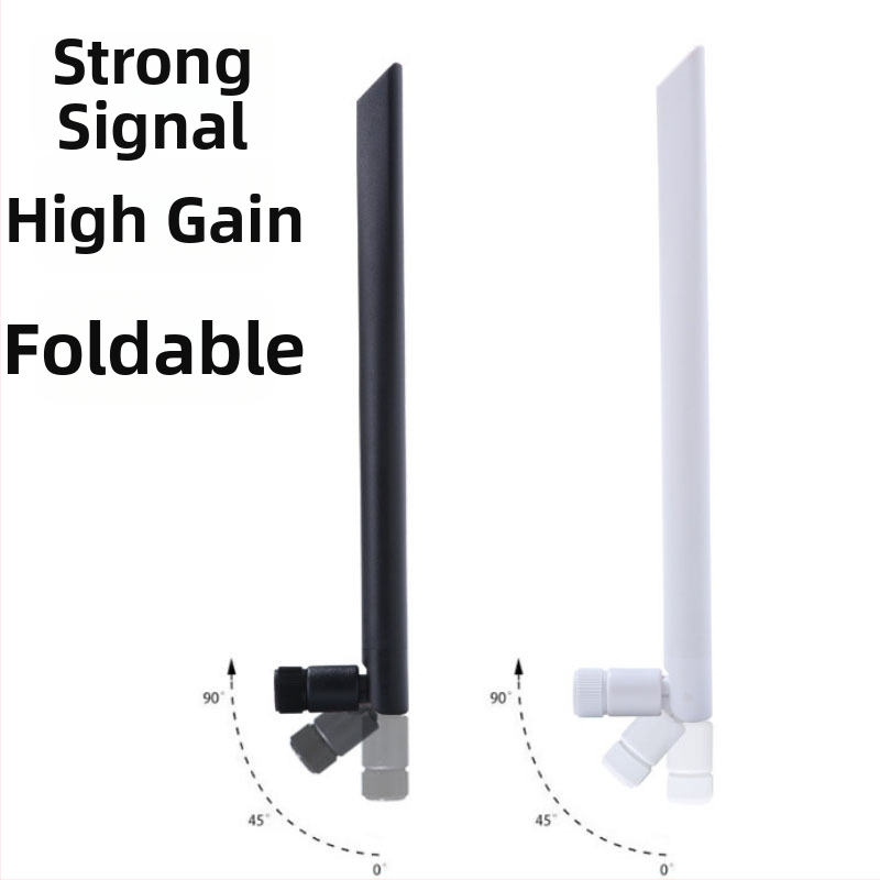 Čepeľová anténa, dvojpásmová 5–6 GHz, zisk 6 dBi, SMA vnútorný závit, skladací dizajn