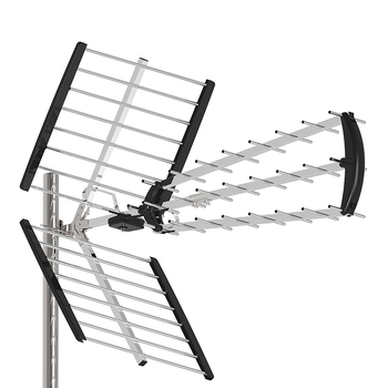 Vanjska HDTV antena, prilagođena digitalna antena (dobitak 13–15 dB, raspon 470–862 MHz, impedancija 75 Ω)