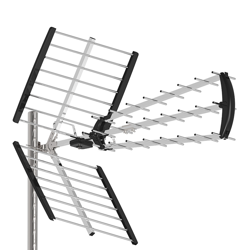 Vanjska HDTV antena, prilagođena digitalna antena (dobitak 13–15 dB, raspon 470–862 MHz, impedancija 75 Ω)