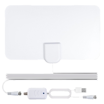 Antena TV digitală de interior 4K DVB-T2 cu amplificator