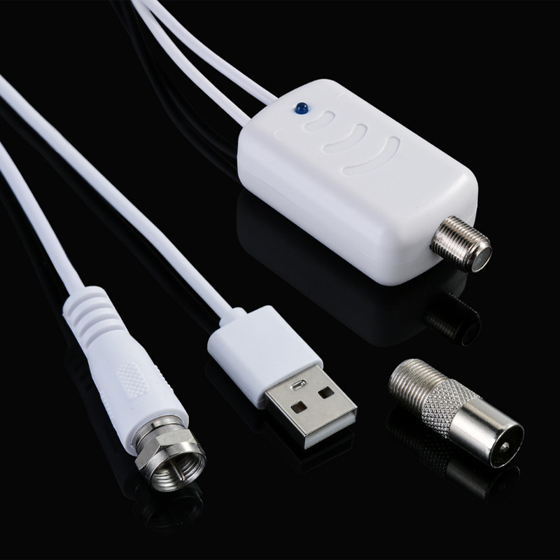 Antena TV digitală de interior 4K DVB-T2 cu amplificator