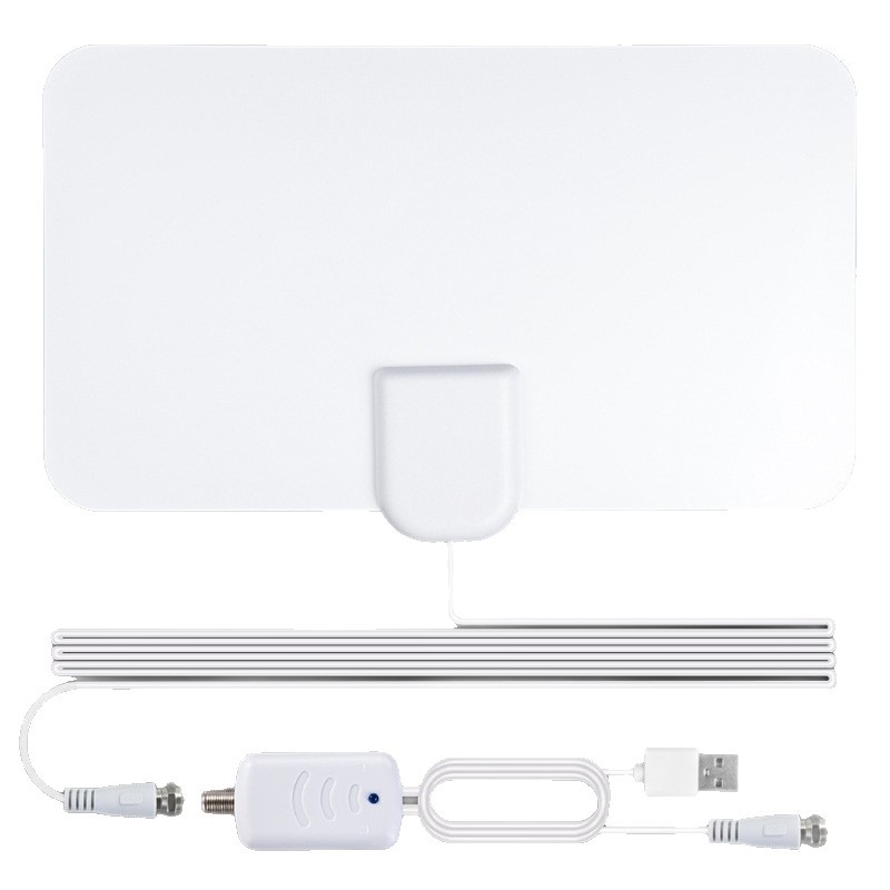 Antena TV digitală de interior 4K DVB-T2 cu amplificator