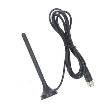 WEIHAN Prenosná DVB-T magnetická anténa s vákuovou podložkou pre TV a DVD – bezdrôtová TV anténa