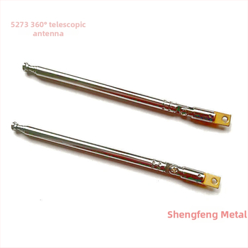 Shengfeng teleskopiskā radio antena no nerūsējošā tērauda, modelis 5273III, svars 0,085 kg