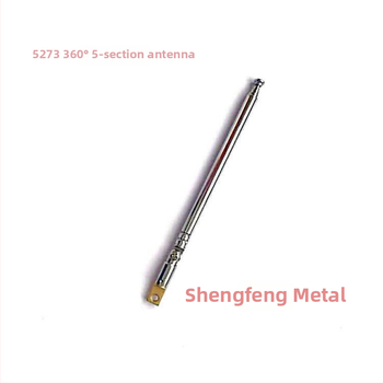 Shengfeng teleskopiskā radio antena no nerūsējošā tērauda, modelis 5273III, svars 0,085 kg