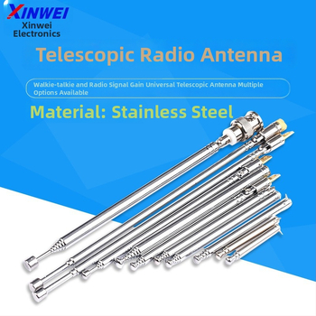 Xinwei teleskopická anténa pre Walkie-Talkie a FM rádio, BNC7-114 konektor, zisk signálu