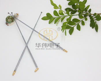 MCX teleskopiskā antena ar 4 sadaļām, rotējoša radiantenā, modelis 4466-4 MCX, savienotājs MCX vīrietis ar adatu, frekvences diapazons pilnais diapazons, pretestība pilnais diapazons, jauda pilnais diapazons