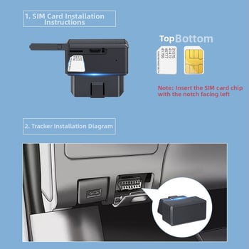 OBD locator Beidou GPS — točnost 5–20 m; alarmi: vibracije, isključivanje napajanja, mobilni alarm, ograda, pretjerana brzina; vanjsko napajanje 9V–100V; vodootporan do kraja života