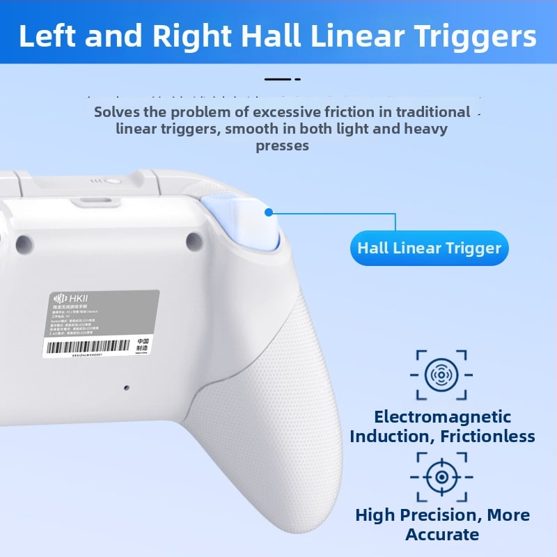 Nintendo Switch bežični Bluetooth kontroler s dvostrukim Hall senzorima i vibracijom, Type-C sučelje, kompatibilan sa Switchom, PC-om, iOS-om i Androidom