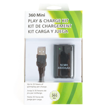 Xbox 360 vezeték nélküli kontrollerekhez való akkumulátor, kompatibilis Xbox 360-al, tömege 0,1 kg, 2008-ban kiadva