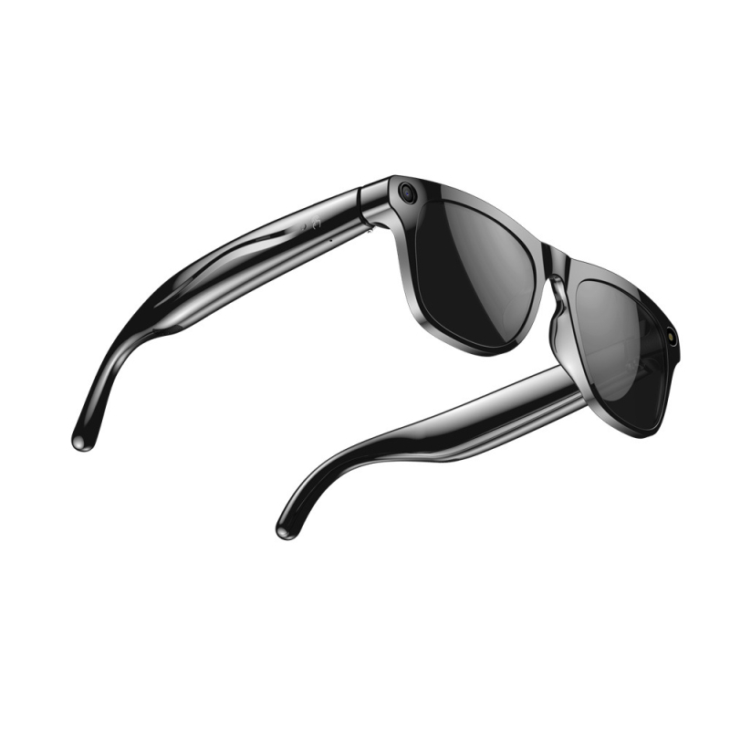 Okos szemüveg AI asszisztenssel, 2 MP kamera, fordítás, videófelvétel, 5–10 m vezeték nélküli tartomány