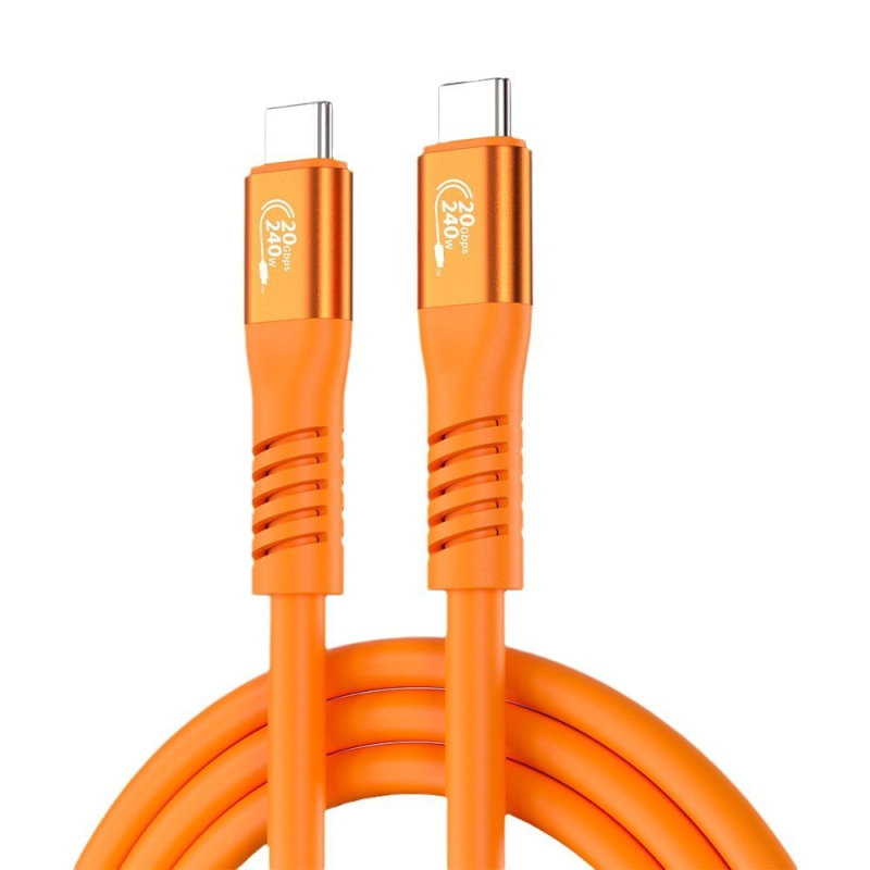 Καλώδιο δεδομένων Type-C USB με 240W γρήγορη φόρτιση για φορητούς υπολογιστές, tablets και κινητά τηλέφωνα