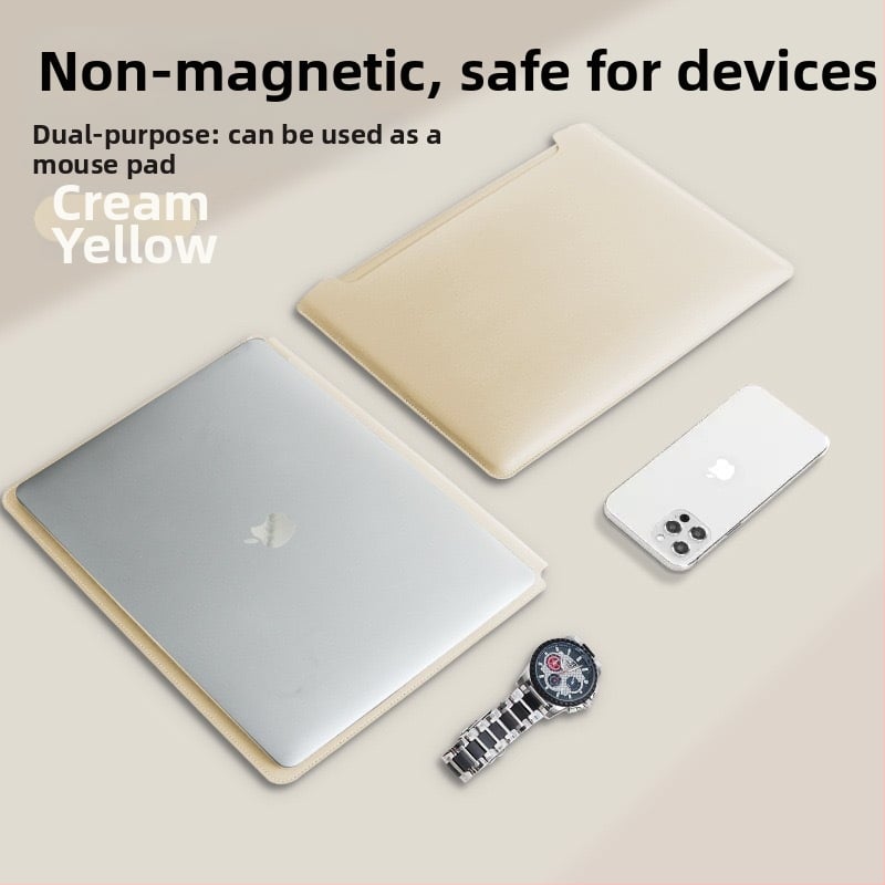 Vidinė dėklas MacBook Pro ir Air – dirbtinė oda; Prekės ženklas: XULIS; Suderinama su: MacBook Pro, MacBook Air