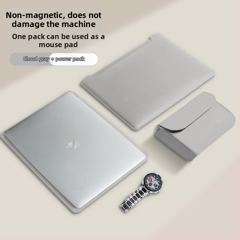 Vidinė dėklas MacBook Pro ir Air – dirbtinė oda; Prekės ženklas: XULIS; Suderinama su: MacBook Pro, MacBook Air