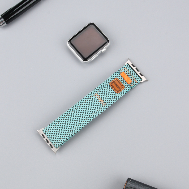 Xinyu platneni remen za Apple Watch – Velcro kopča, kompatibilan s Apple Watch, izlazak 2023