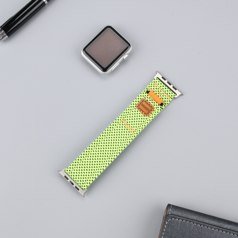 Xinyu platneni remen za Apple Watch – Velcro kopča, kompatibilan s Apple Watch, izlazak 2023