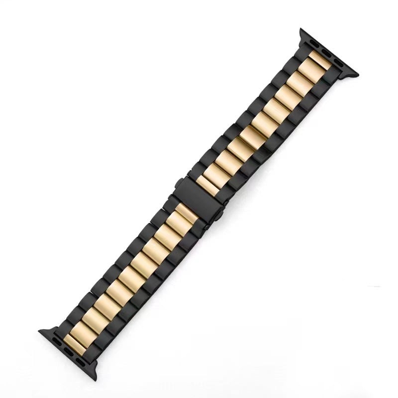 Remen od nehrđajućeg čelika za Apple Watch s dvostrano pritiskom kopčom, plosnatim sučeljem, poslovni stil, proljeće 2024 izlazak