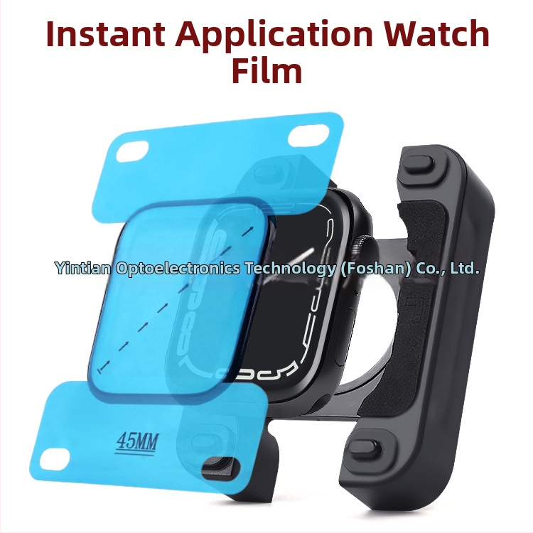 AGONE PMMA instrument de aliniere pentru folie de protecție Apple Watch, compatibil cu 9/8/7