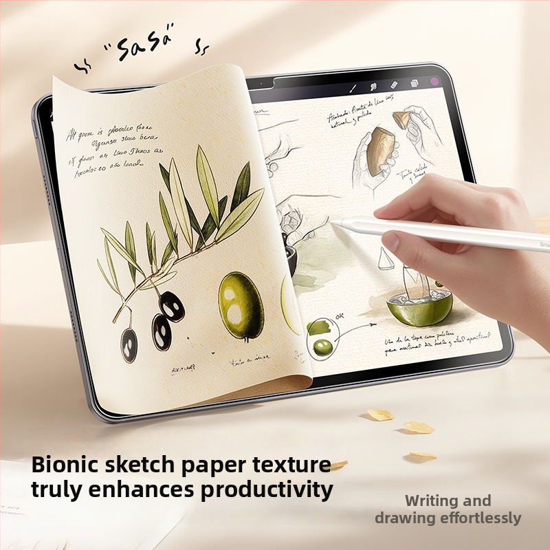 Kalts stikla priekšējā ekrāna aizsargs iPad – priekšējā membrāna, matēta virsma, pret pirkstu nospiedumiem, pilns ekrāns