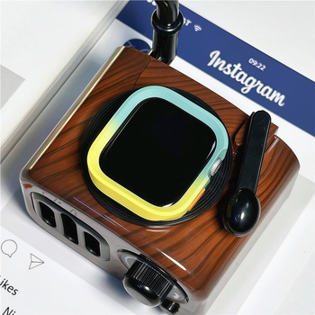 Aizsargājošā apvalka Apple Watch S10/S9 un iWatch 8 lietošanai ar silikona rāmi un TPU korpusu, stilīgs dizains