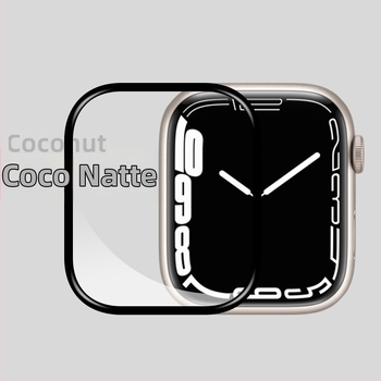 MOOCA edzett üveg kijelzővédő iWatchhoz – HD, ujjlenyomat-mentes, ívelt felület, teljes ragasztó