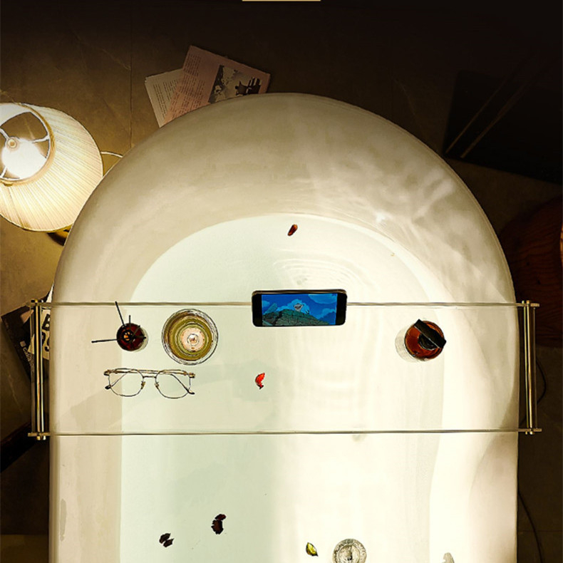 Plastist vannitoa riiul, mudel 03, 1 kiht, gofriline pind, IIWooKaa