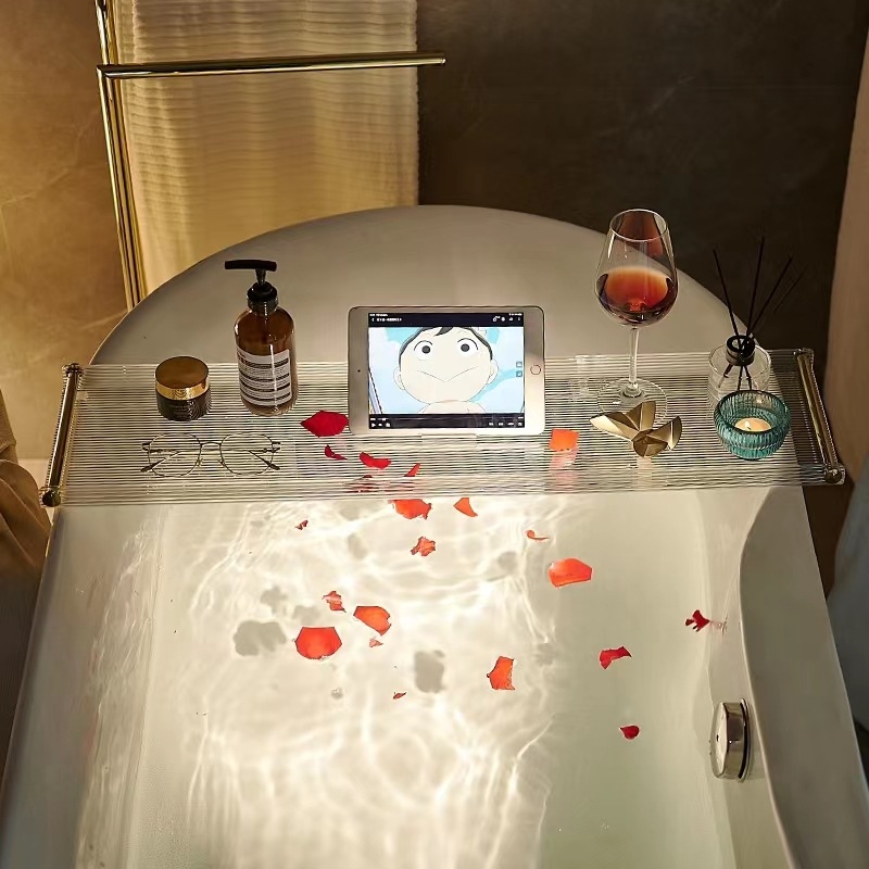 Plastist vannitoa riiul, mudel 03, 1 kiht, gofriline pind, IIWooKaa