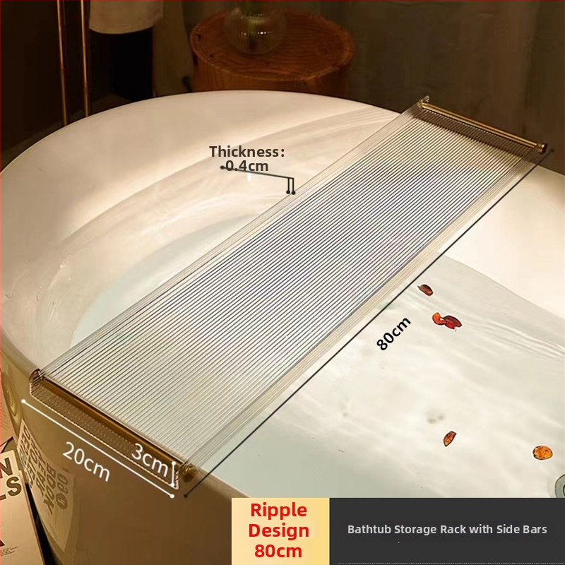 Plastist vannitoa riiul, mudel 03, 1 kiht, gofriline pind, IIWooKaa