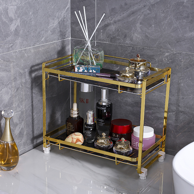 Raft din oțel cu carbon, trei etaje, pentru baie și machiaj