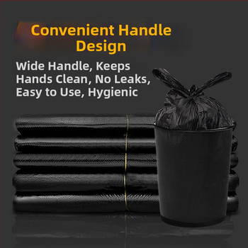 Vestu stiliaus šiukšlių maišai, vienkartiniai, sustorinti PE (Medžiaga: PE; Biologiškai skaidyti: Ne; Stilius: Liemenės stiliaus; Vienkartiniai: Taip; Storis: Sustorintas)