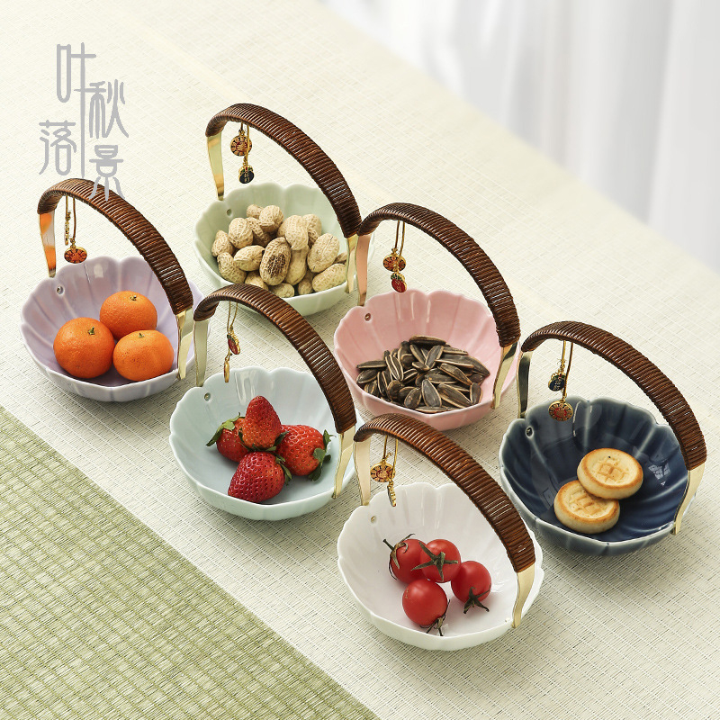 Farfurie din porțelan pentru fructe, design vintage, stil antic, stil nou chinezesc | lansare vară 2021 | calitate de primă clasă