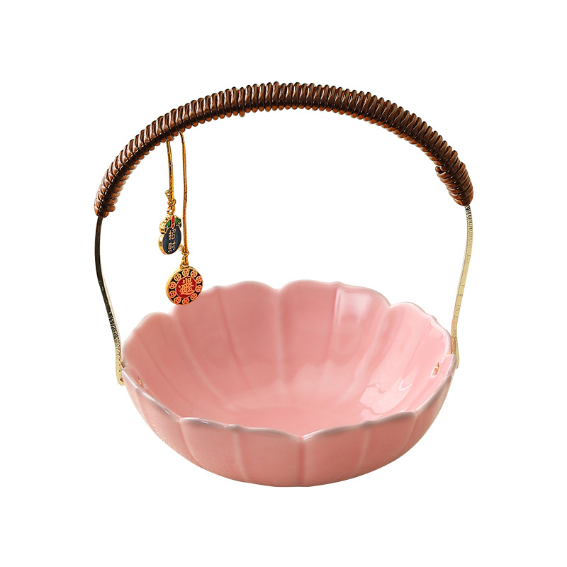 Farfurie din porțelan pentru fructe, design vintage, stil antic, stil nou chinezesc | lansare vară 2021 | calitate de primă clasă