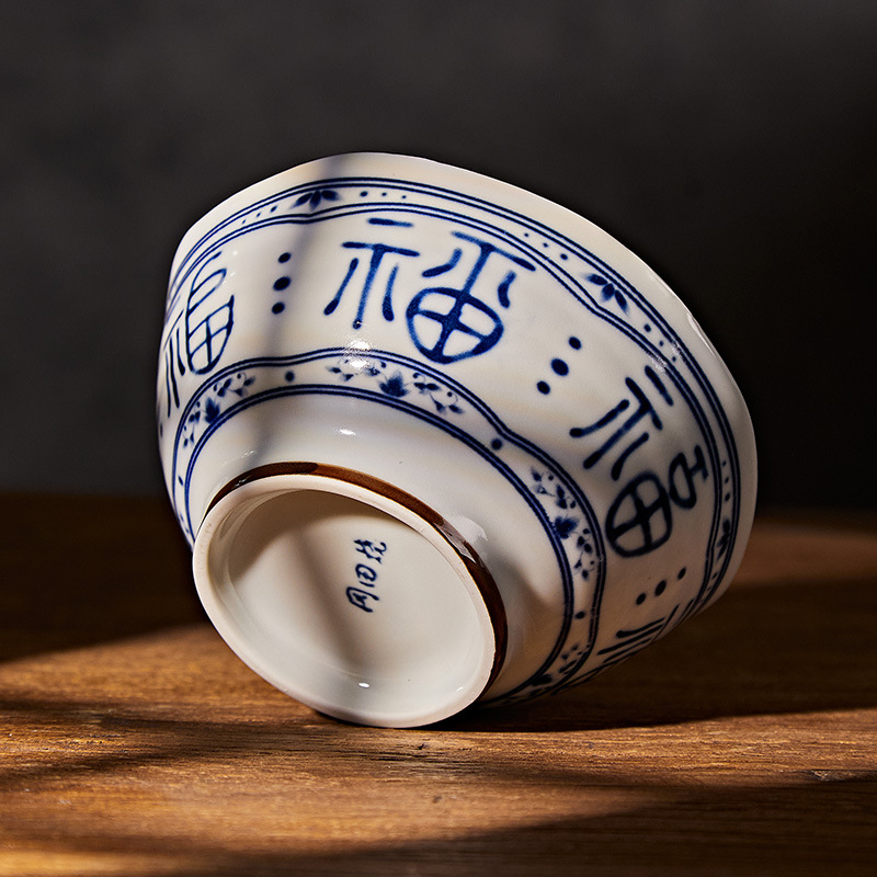 Baichuang farfurie plată din porțelan – rotundă, culoare sub glazură, compatibilă cu microundele