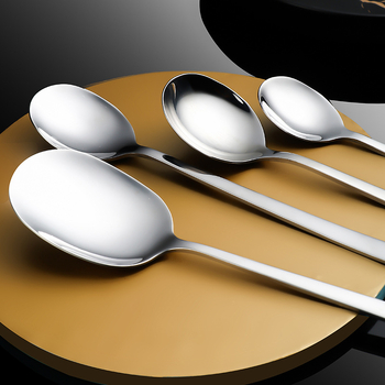 Комплект прибори за хранене от 304 неръждаема стомана: корейски стил за деца, съдържа лъжица, вилица и нож, портативен