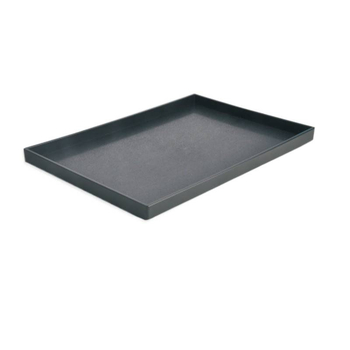 Čajna pladnja za hotelsku sobu — plastična, kvadratnog oblika, jednobojni uzorak, moderni minimalizam, površina s ručno nacrtanim uzorcima