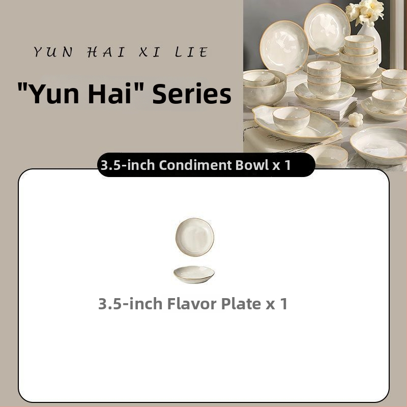 Porcelāna ēdiena plate ar apakšglazūras glazūru, minimālistisks gaišs luksusa stils, der mikroviļņu krāsnij