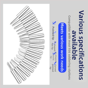 936 Ólomtalan forrasztóhegy belső fűtésű, állandó hőmérséklet, 60W, hegyes és patkó alakú hegy, univerzális típus