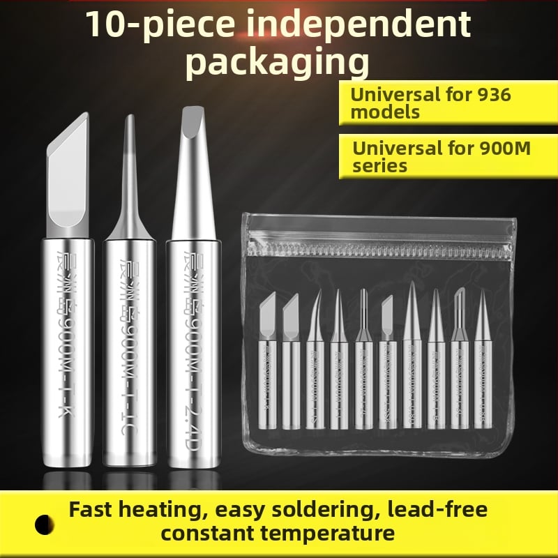 936 Ólomtalan forrasztóhegy belső fűtésű, állandó hőmérséklet, 60W, hegyes és patkó alakú hegy, univerzális típus