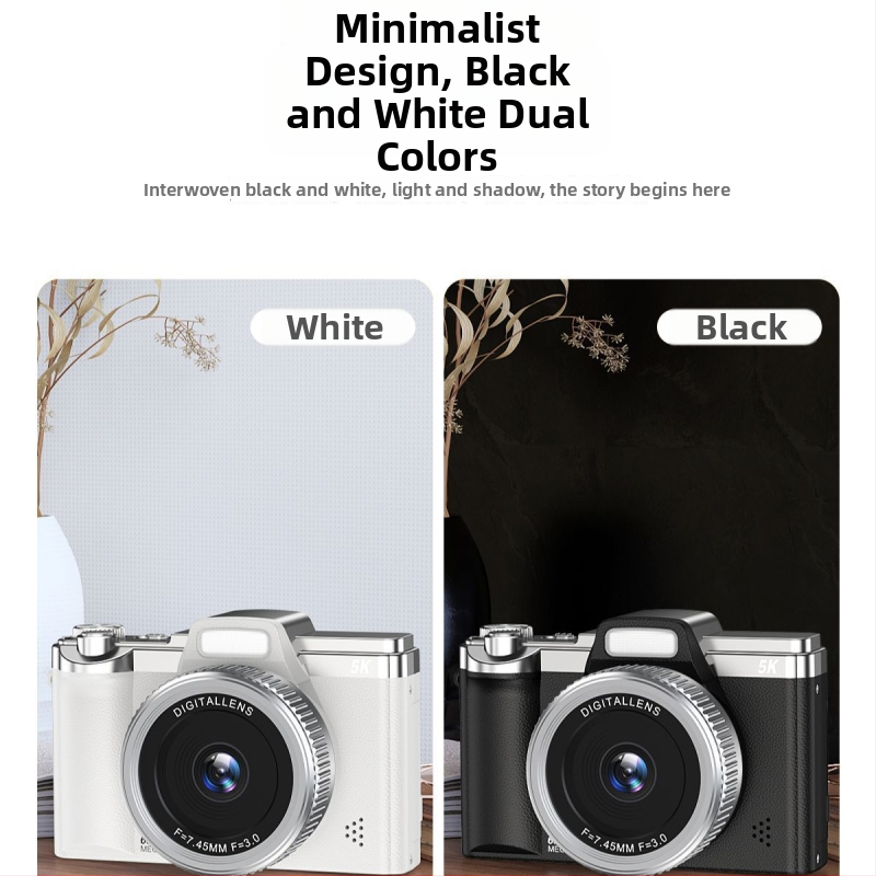 CCD digitaalne retrokaamera kahekordse selfie-kaameraga (68 MP • 16x optiline zoom • 2.7in LCD • periskoopne objektiiv • CCD sensor 1/1.7)