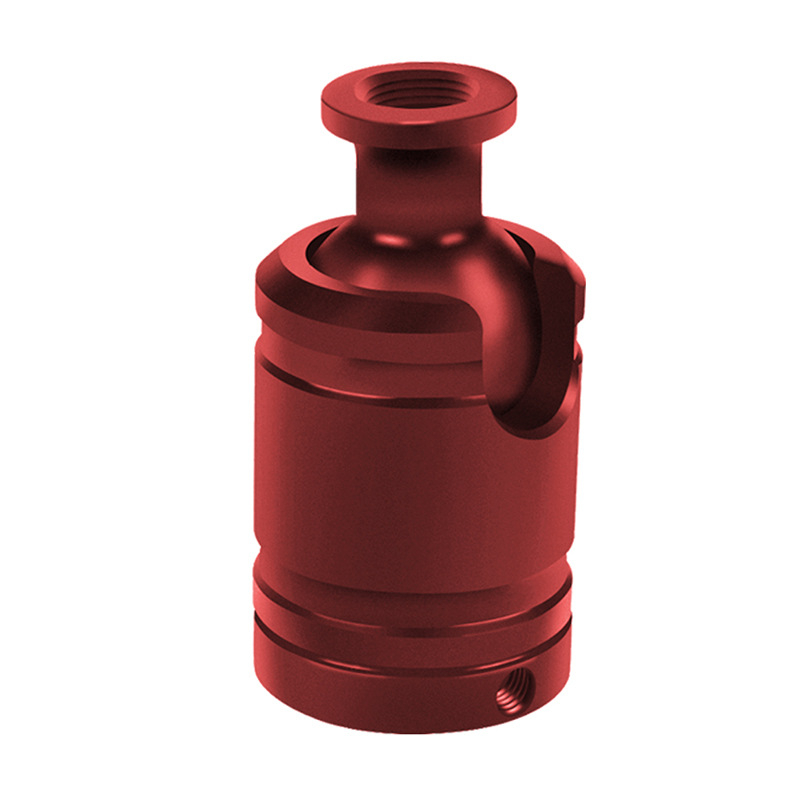 Universali kulka galva su pastoviu amortizavimu, magnetinė tvirtinimas, 1/4 colių sriegio sąsaja, 360° pasukimas