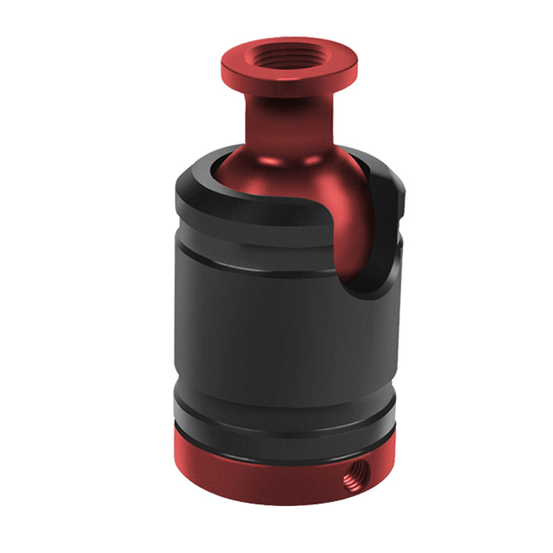 Universali kulka galva su pastoviu amortizavimu, magnetinė tvirtinimas, 1/4 colių sriegio sąsaja, 360° pasukimas