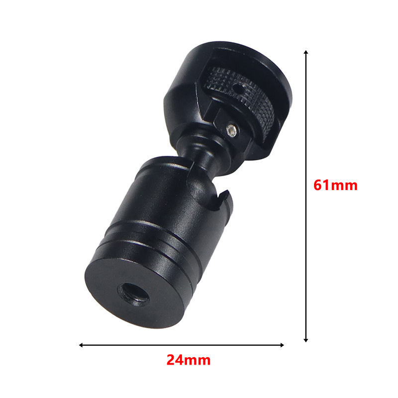 Universali kulka galva su pastoviu amortizavimu, magnetinė tvirtinimas, 1/4 colių sriegio sąsaja, 360° pasukimas